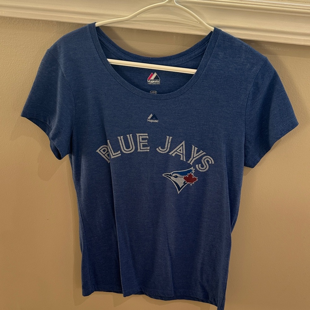 Majestic Blue Jays Graphic Tee in Blue